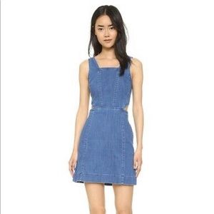 Madewell denim cutout dress - size 2